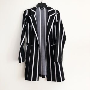 Black and white stripped Blazer